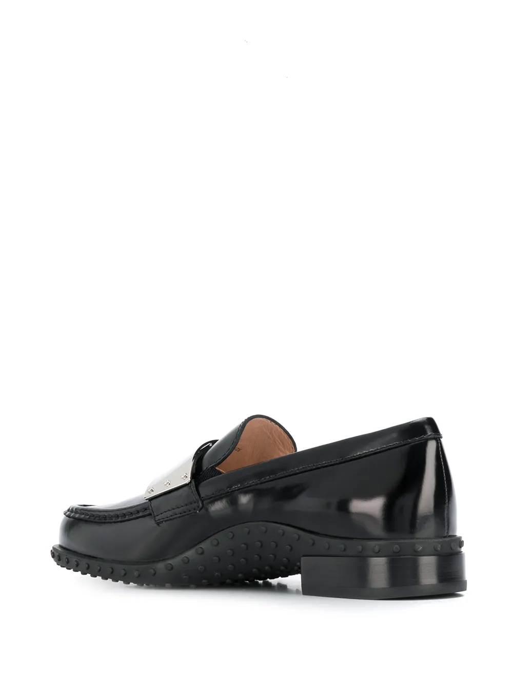 Tod's Loafers met contrast Zwart