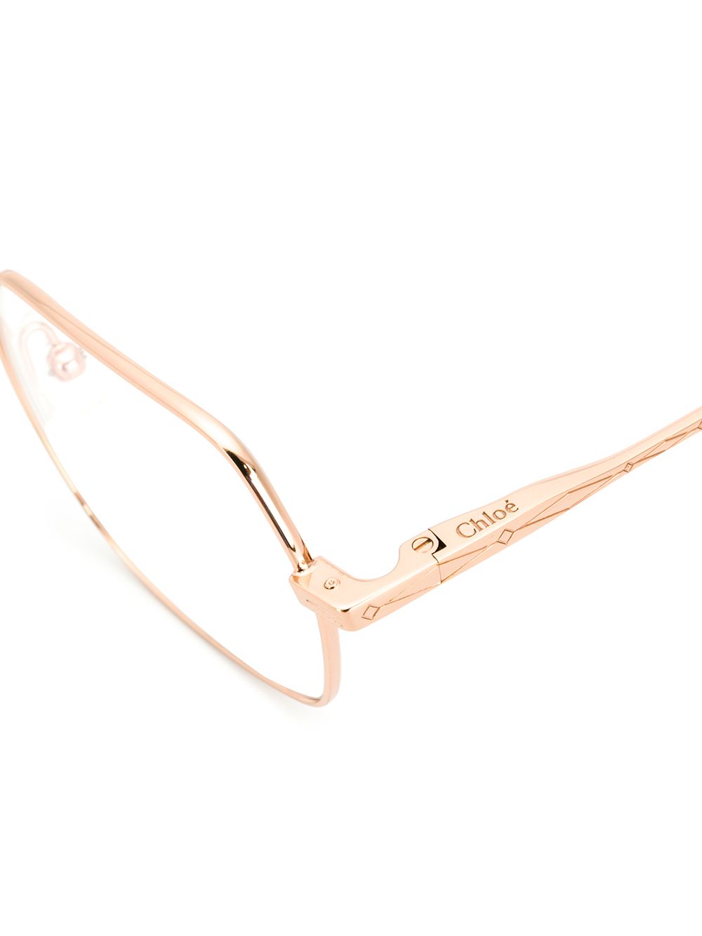 фото Chloé Eyewear очки в квадратной оправе