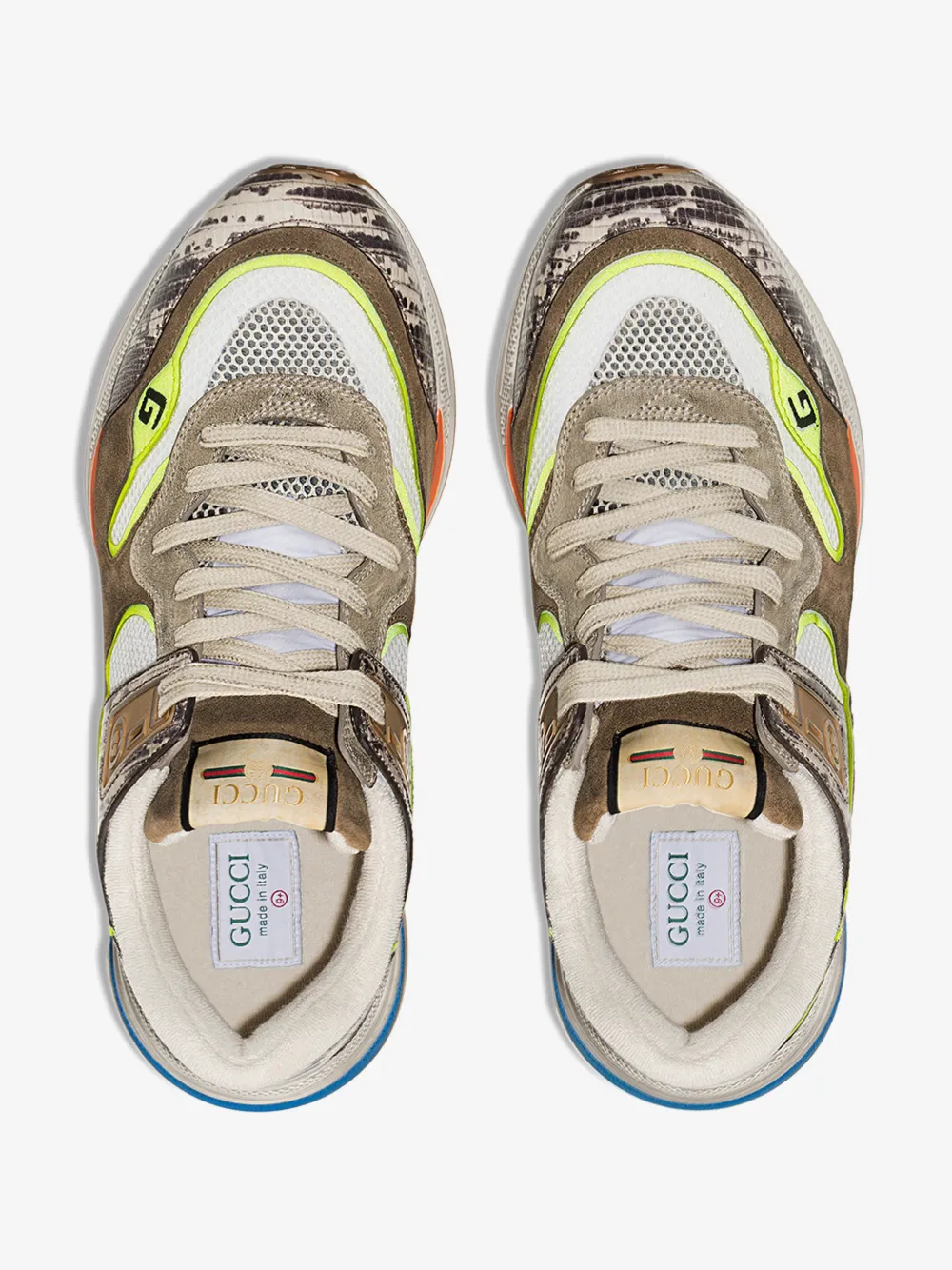 GUCCI MULTICOLOURED ULTRAPACE SNEAKERS,5923451LH1014318017