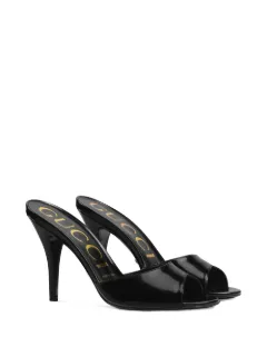 gucci peep toe pumps