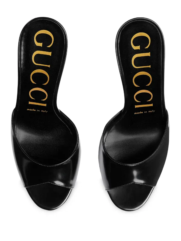 gucci open toe mules