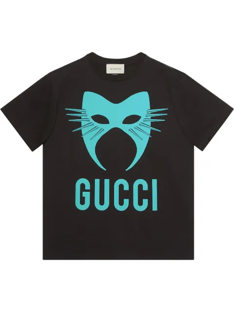 Click to view more detailed imagery on our partner's website Gucci Online Exclusive Manifesto Oversize T In 1007 Nero