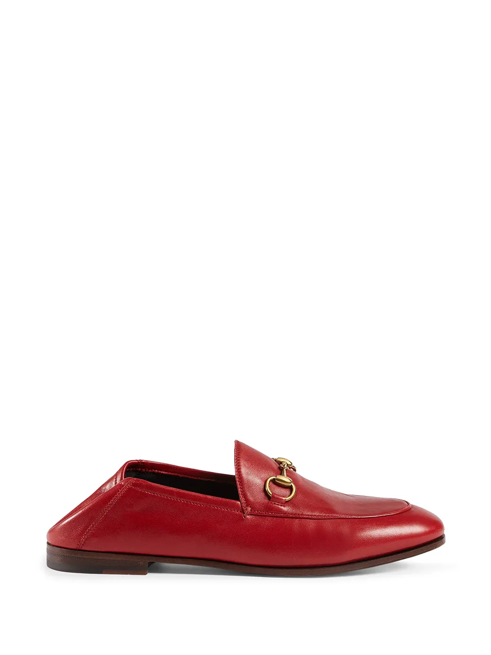 red gucci loafers women's