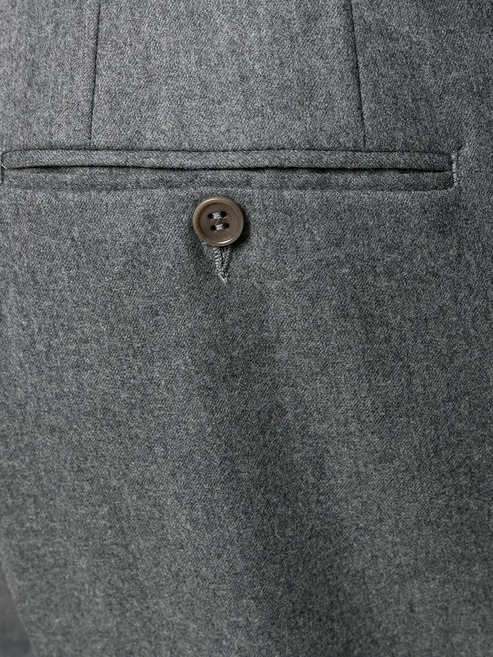Canali Straight broek Grijs