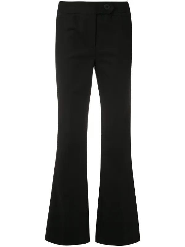 eva printed flared trousers