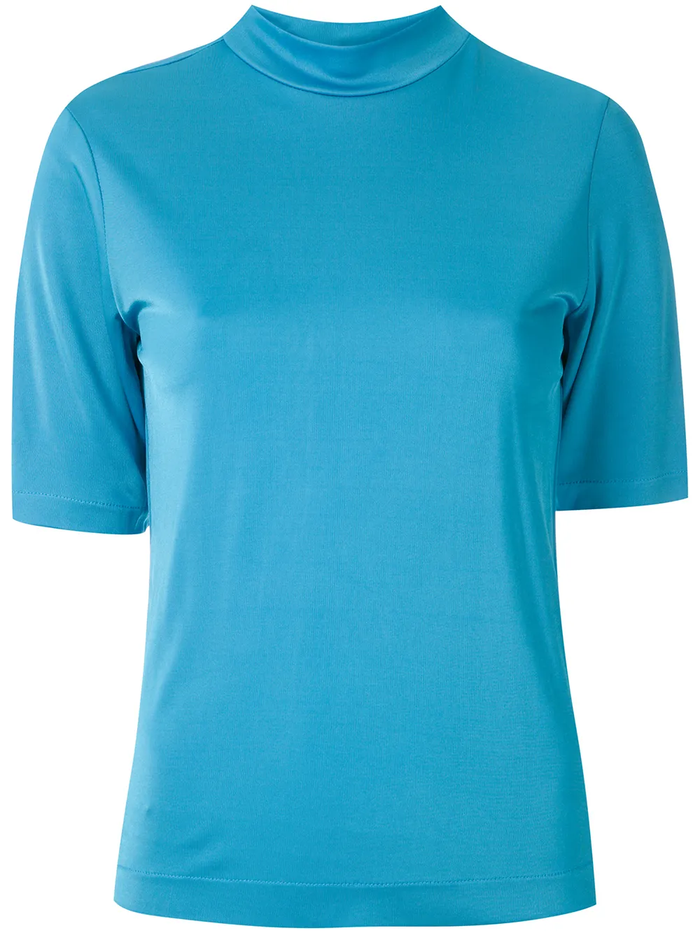 Click to view more detailed imagery on our partner's website Eva High Neck Blouse In Blue