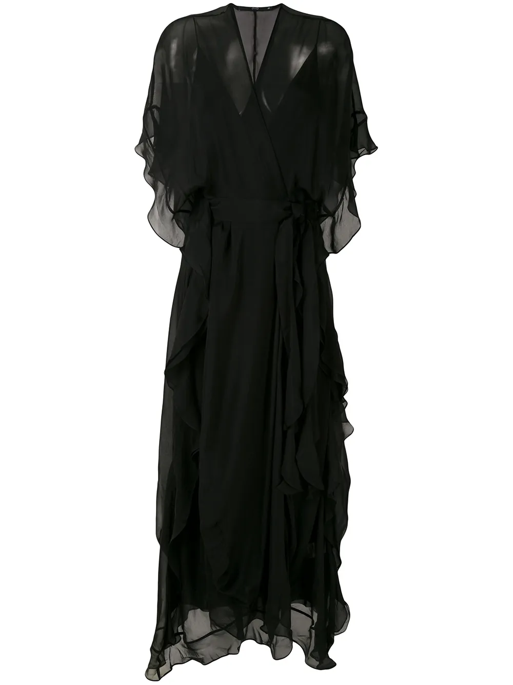 Click to view more detailed imagery on our partner's website Eva Silk Tie Dress In Black