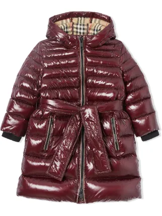 burberry puffer coat kids