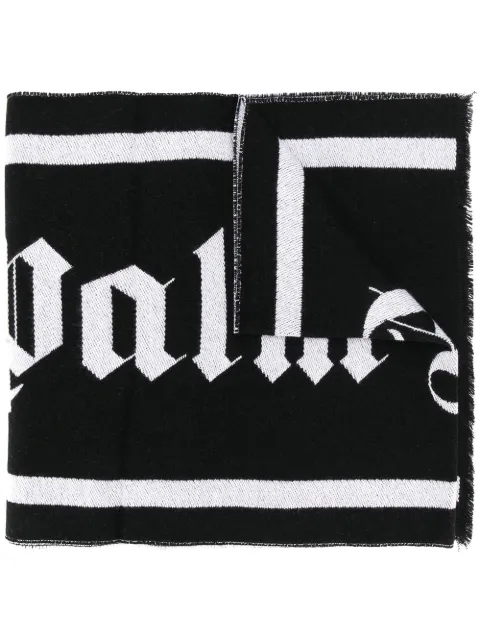 Palm Angels logo scarf