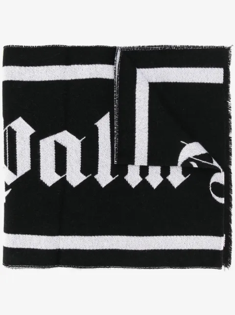 Palm Angels logo scarf