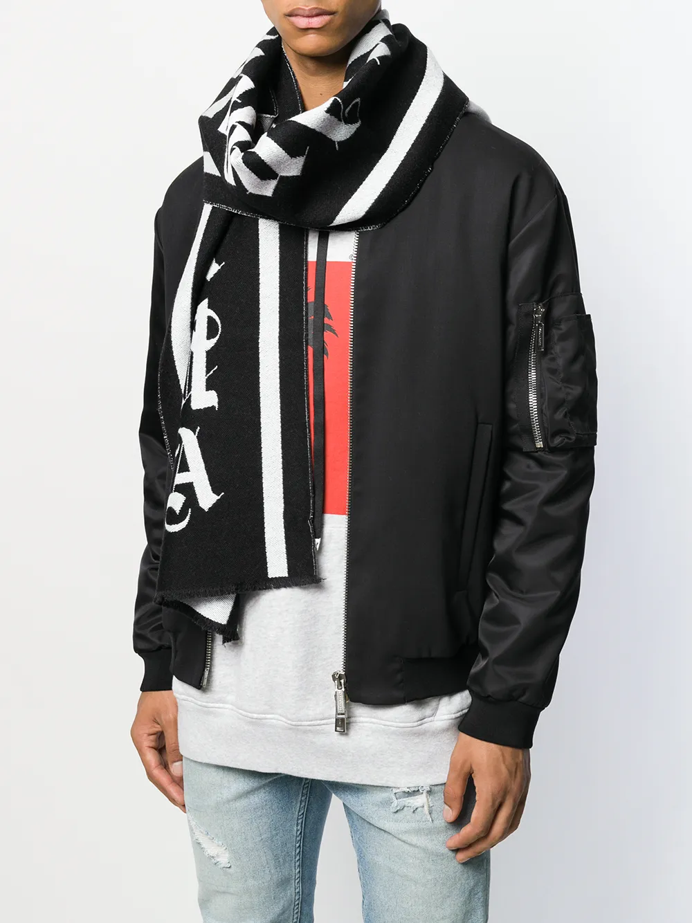 Palm Angels logo scarf | Image 2