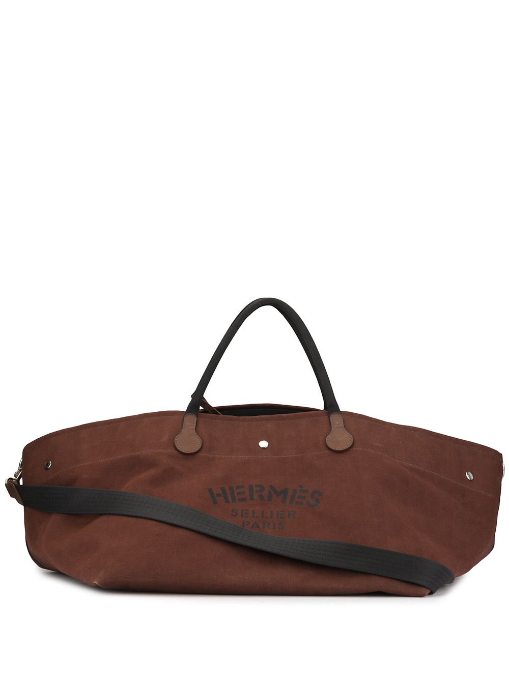 Hermès Toile Fourre Tout du Cavalier - Brown Totes, Handbags