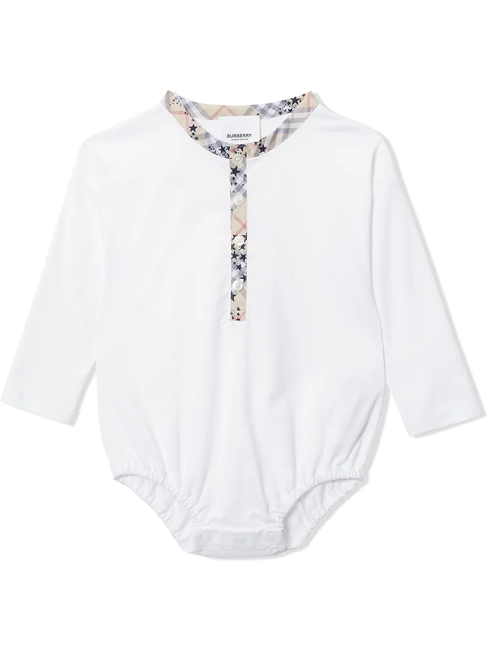 фото Burberry kids подарочный набор для новорожденного в клетку vintage check