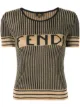 Image 1 of Fendi Pre-Owned Pequin pattern knitted top