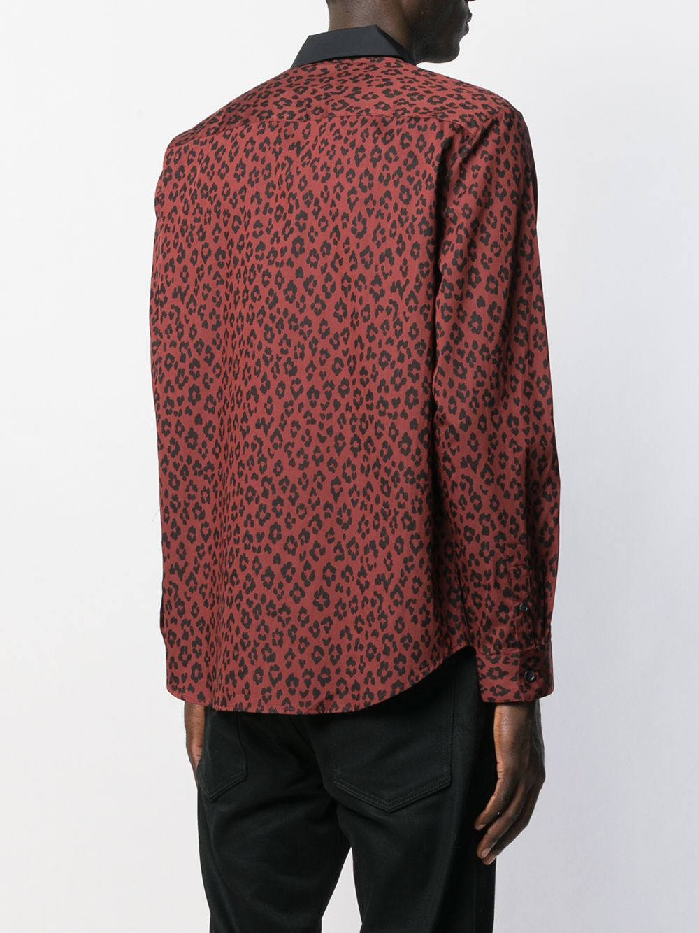 фото A.P.C. рубашка с леопардовым принтом