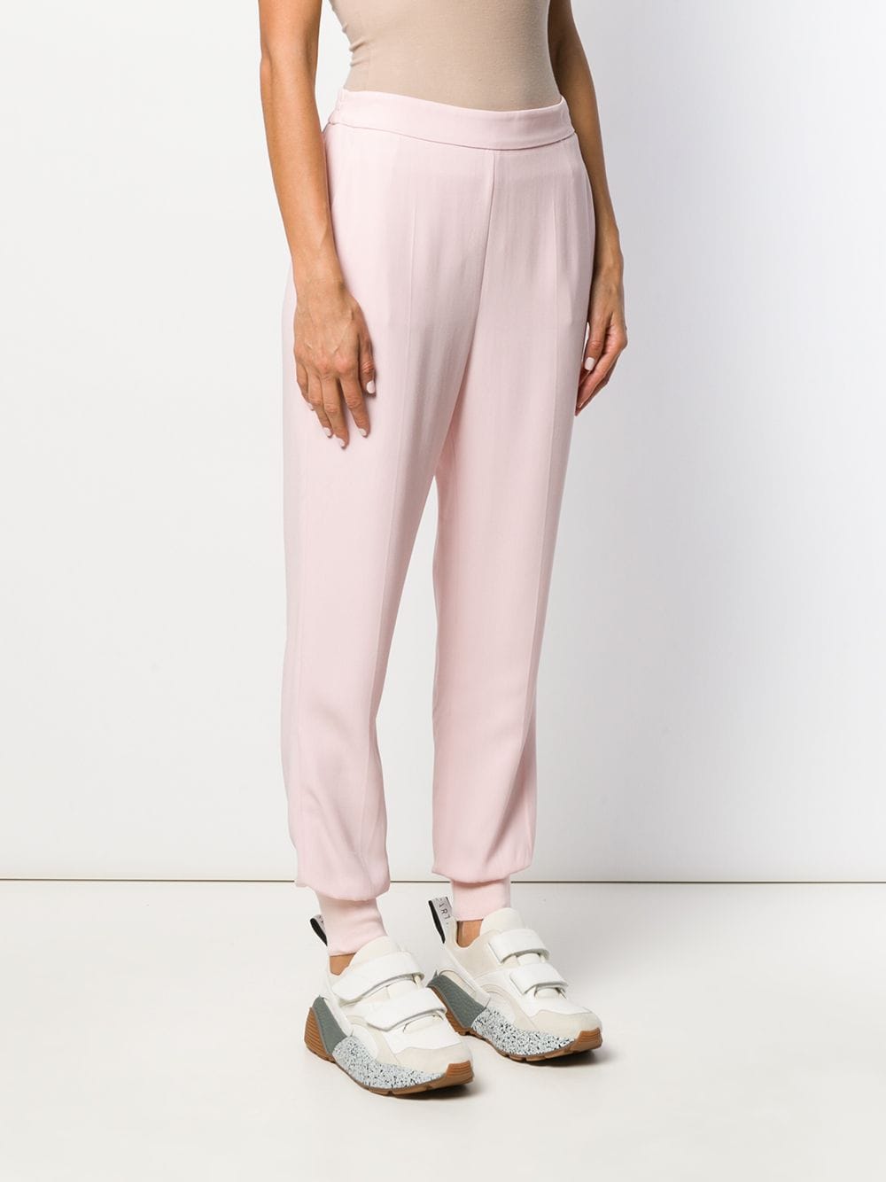 Shop Stella Mccartney Julia Loose Fit Trousers In Pink