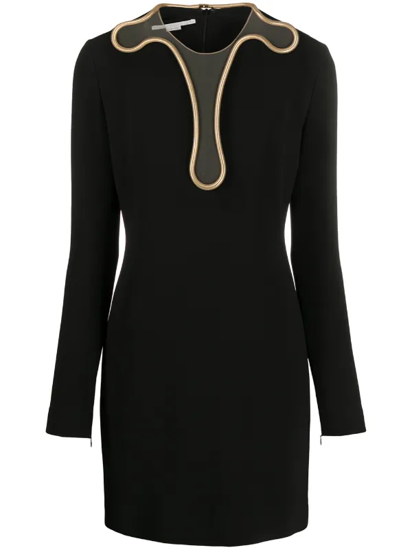 stella mccartney black dress