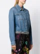 Stella McCartney veste en jean à ourlet à logo