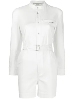 belted cargo playsuit