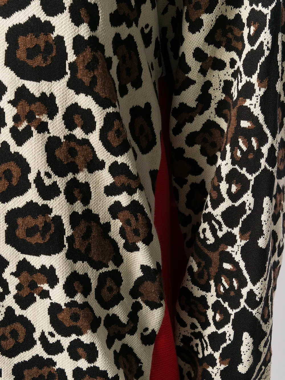 Stella McCartney Trui met luipaardprint Beige