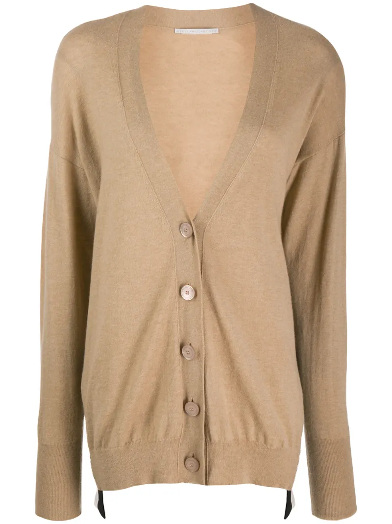 STELLA MCCARTNEY LOGO BAND CARDIGAN