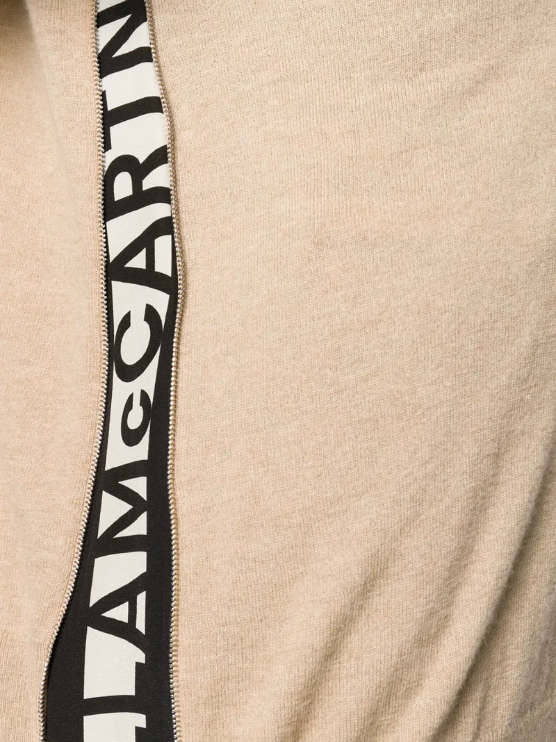 STELLA MCCARTNEY LOGO BAND CARDIGAN