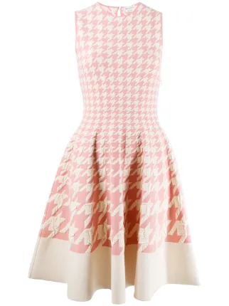 alexander mcqueen houndstooth dress