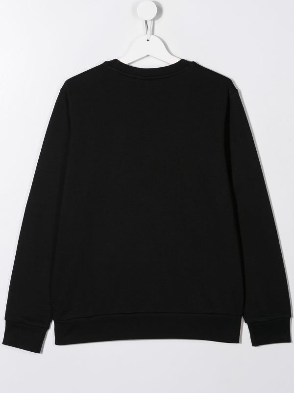 Adidas trefoil black crew best sale neck sweatshirt