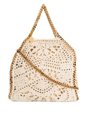 a new way to shop for fashion Stella Mccartney Crochet shoulder bag | Luisaviaroma