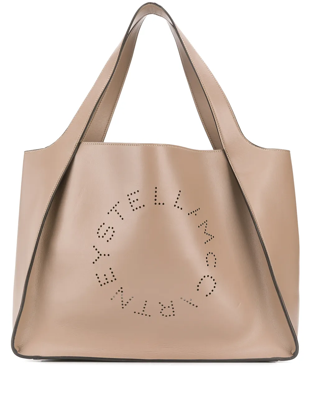 Cream Shopper bag with logo Stella McCartney - Vitkac Canada