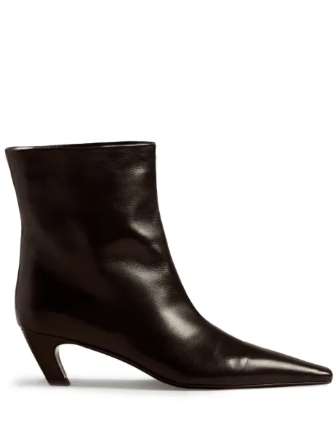 KHAITE The Arizona 50mm leather ankle boots