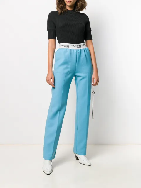 COURRÈGES RIBBED T