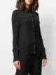 Courrèges snap button ribbed top