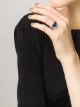 Image 2 of Pomellato 18kt rose and white gold Nudo lapis lazuli and topaz ring