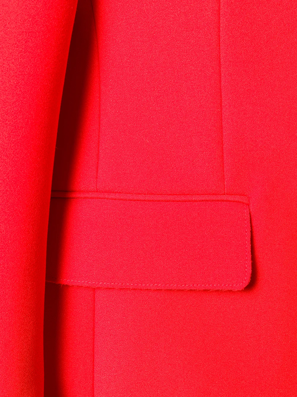 MSGM Blazer met enkele rij knopen Rood