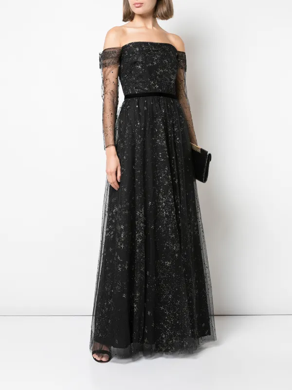 off the tulle gown