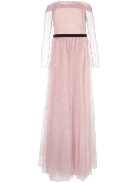 marchesa notte blush gown