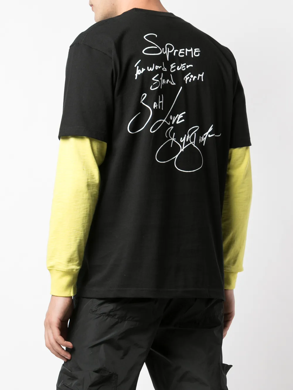 Supreme Buju Banton Crew Neck T shirt Black FARFETCH AO