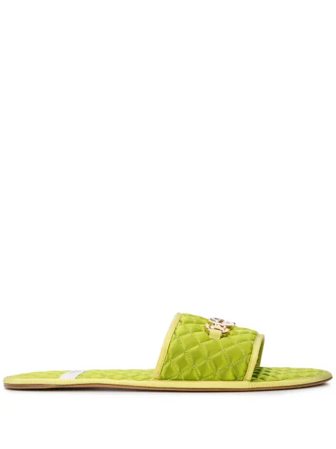 gucci lime green sandals