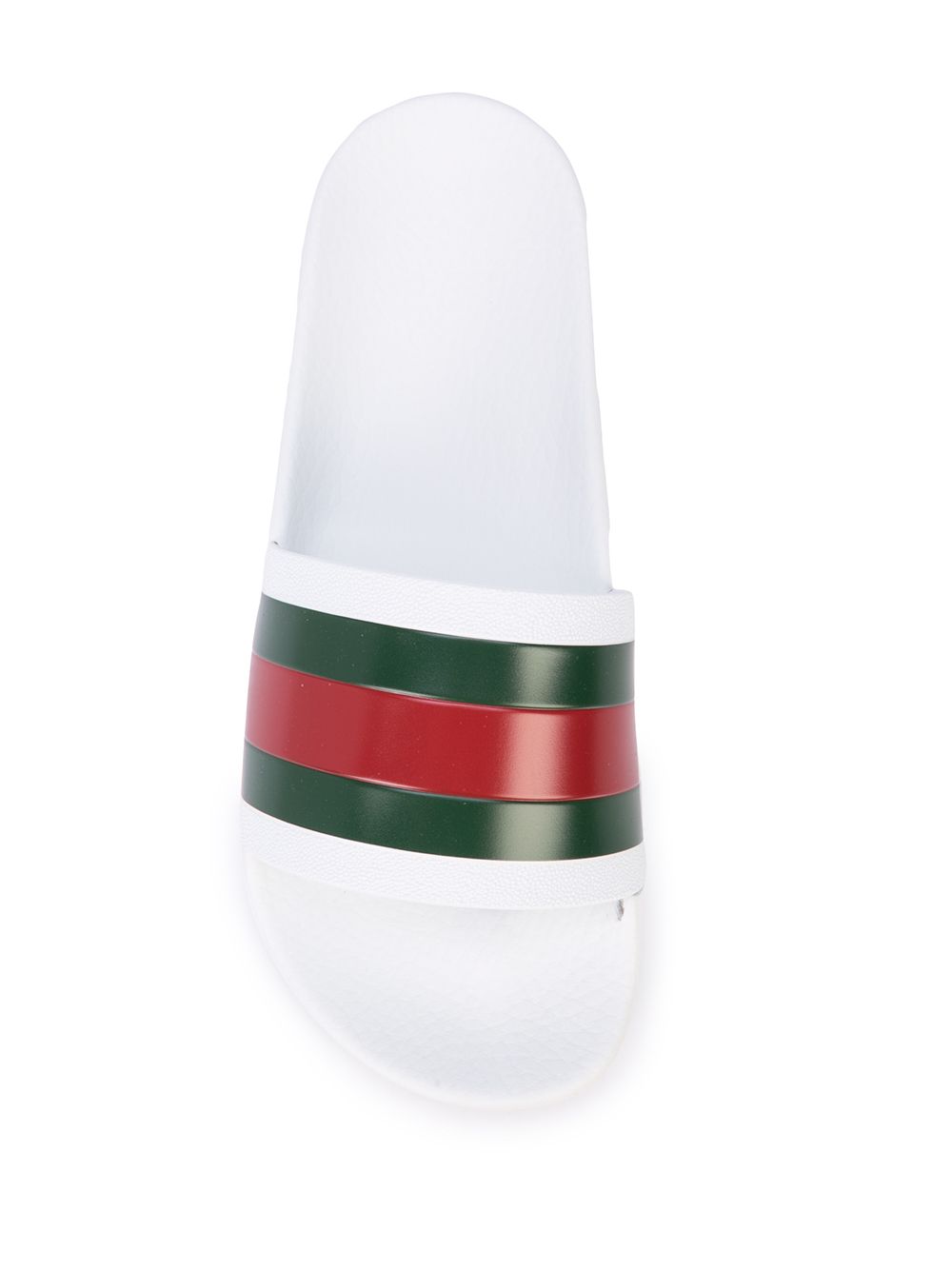 Gucci rubber slide sandals White