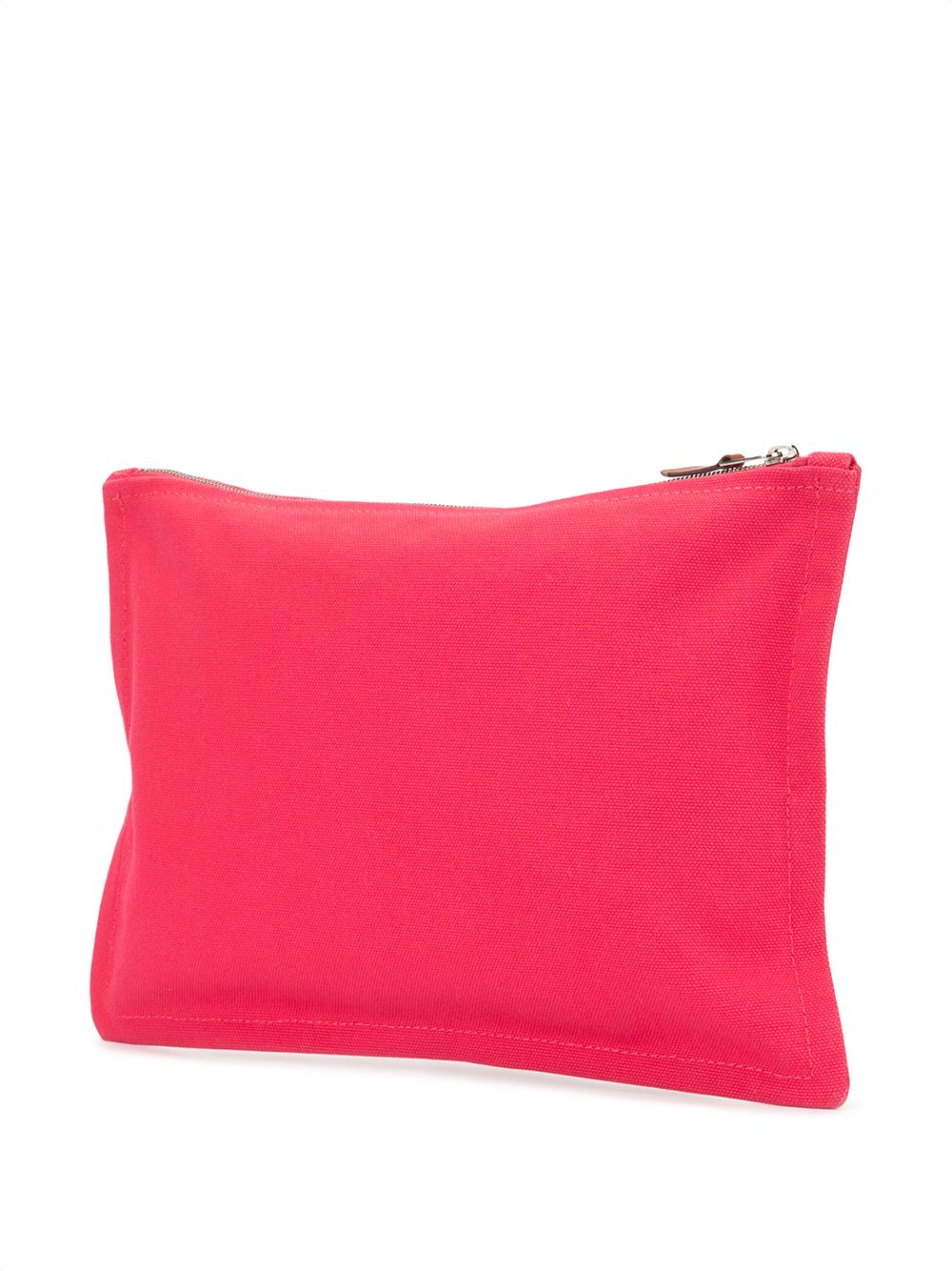 HERMES Neovan Trousse Flat MM Clutch bag Pouch polyamide Red 