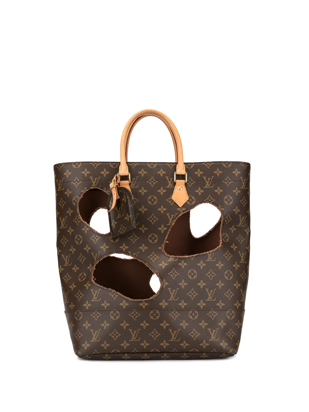 Louis Vuitton x Comme Des Garçons 2014 pre-owned Burned Holes Monogram Tote  Bag - Farfetch