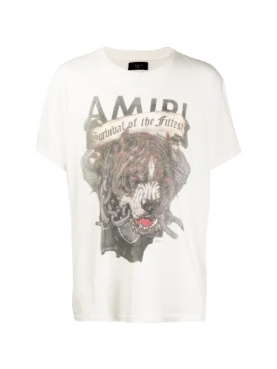 Amiri survival of the fittest t shirt Clearance