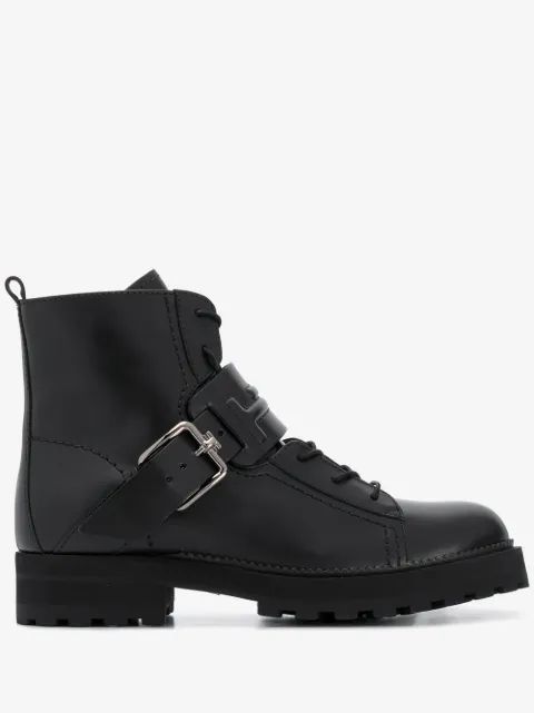 Tod's buckled strap boots