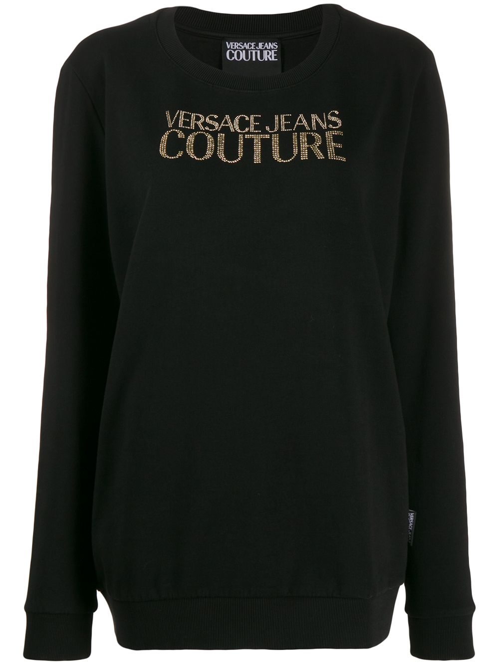 фото Versace Jeans Couture длинный джемпер с логотипом