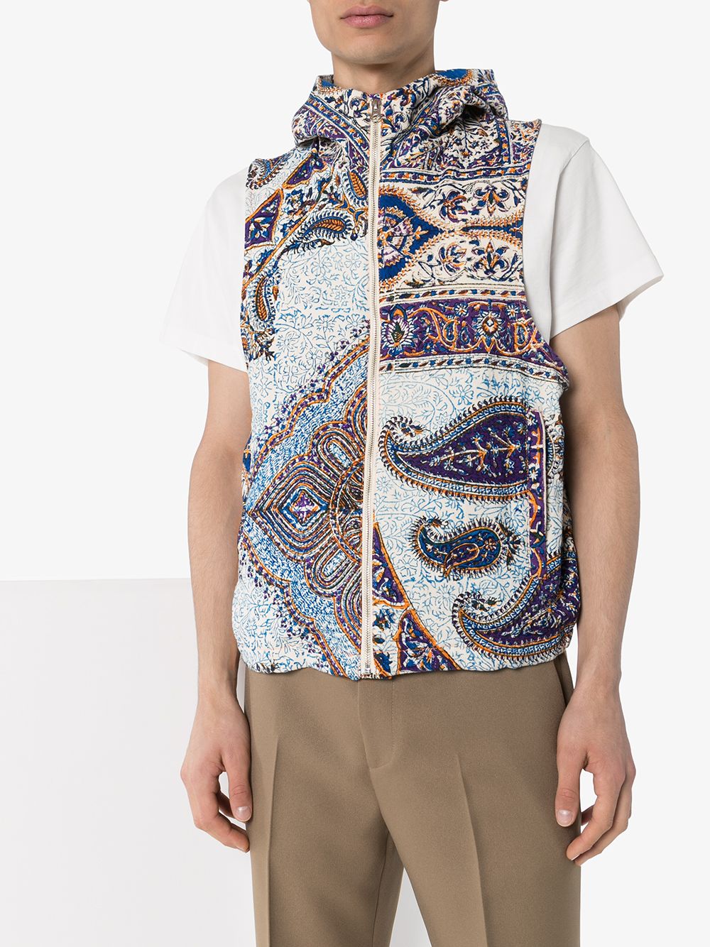 фото Paria farzaneh iranian printed quilted gilet