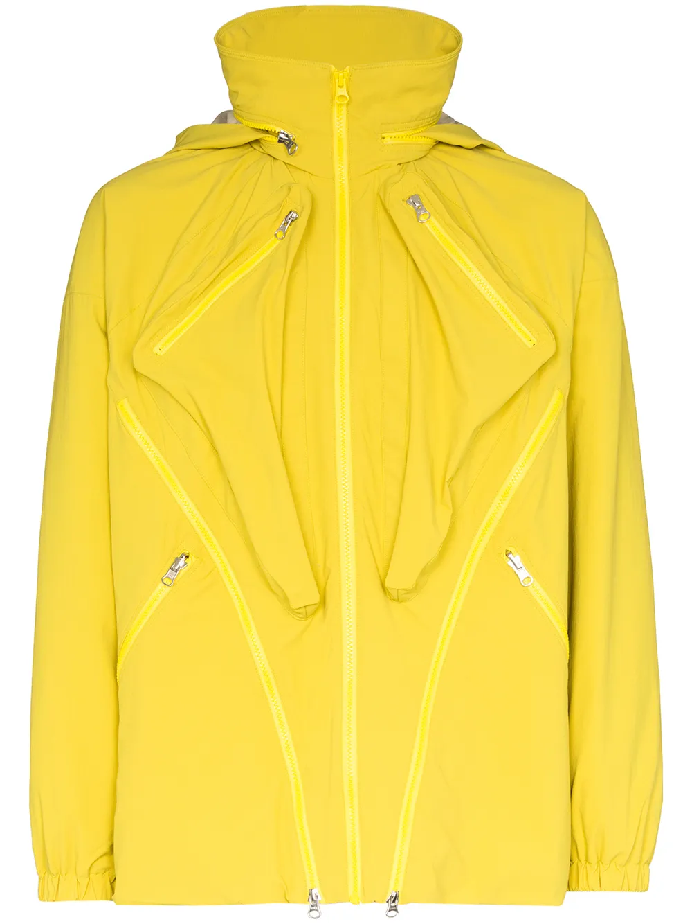 Image 1 of Paria Farzaneh packable zip-detailed jacket