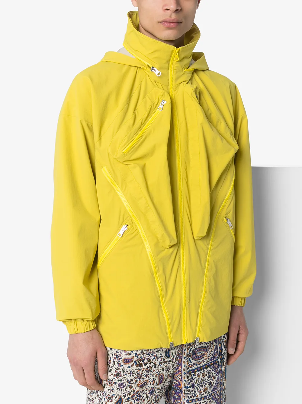 Image 2 of Paria Farzaneh packable zip-detailed jacket