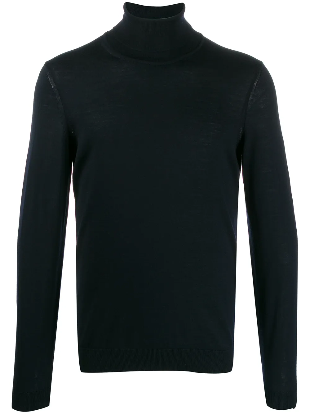 

BOSS turtleneck fine knit jumper - Blue