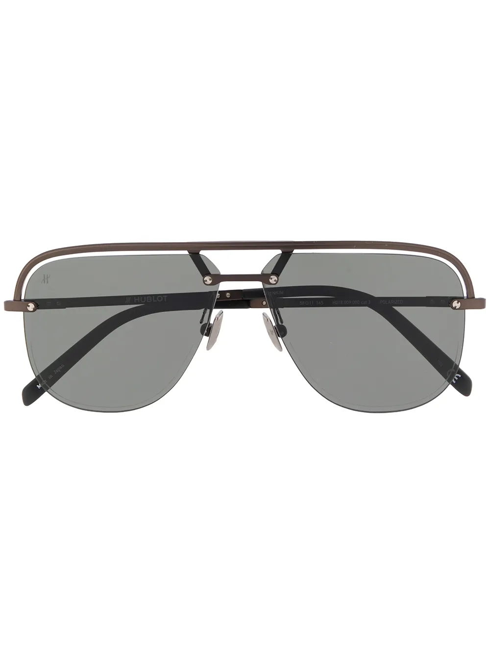 Hublot Eyewear aviator sunglasses | Black | Image 1